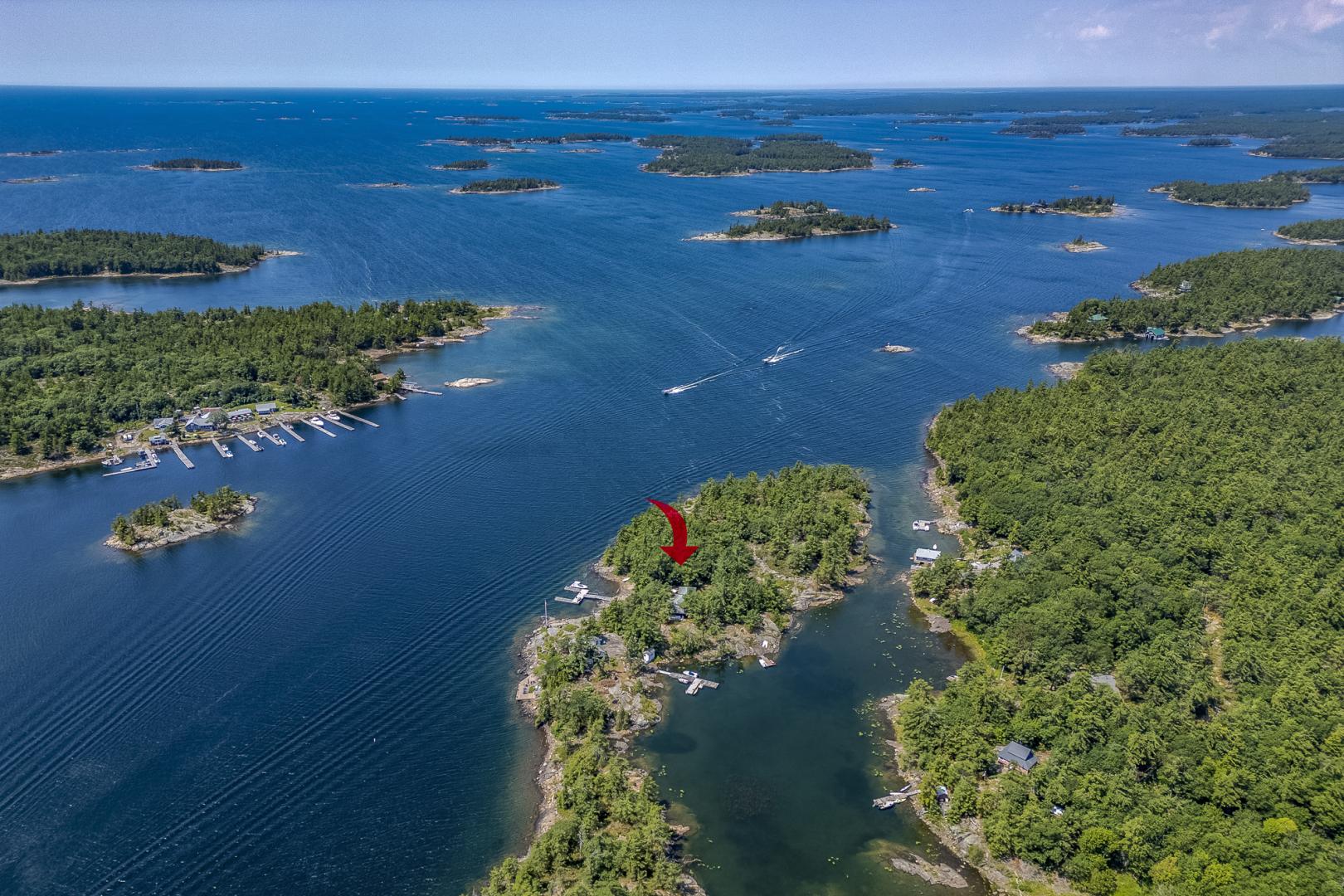 Ellen Pearce Isle – Private island in Georgian Bay, Ontario, Canada